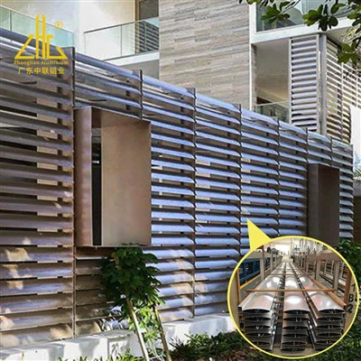 Portail de clôture en aluminium