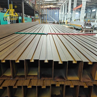 Profils de plafond en aluminium à grain de bois