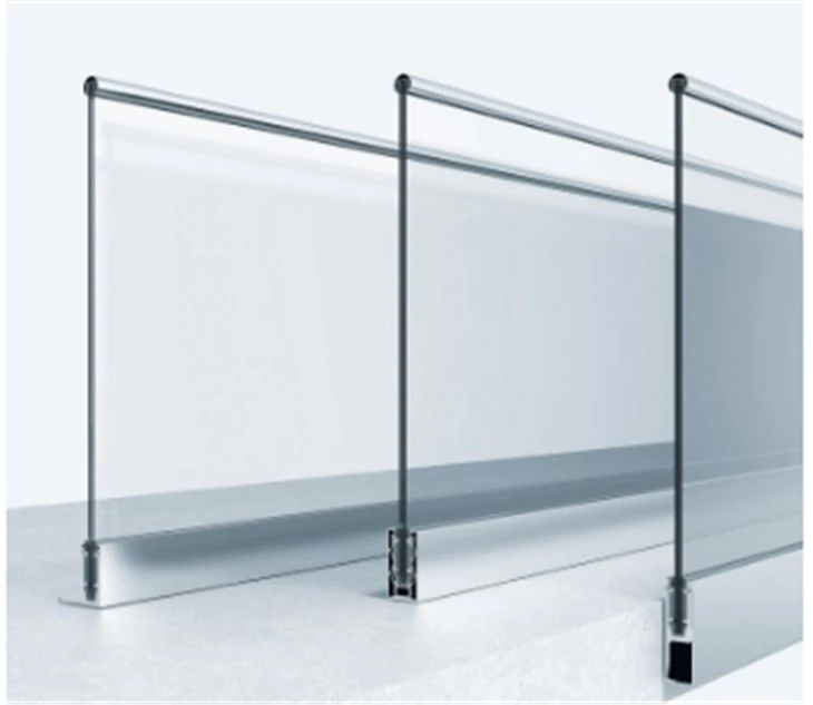 Systèmes de garde-corps commerciaux en verre et aluminium