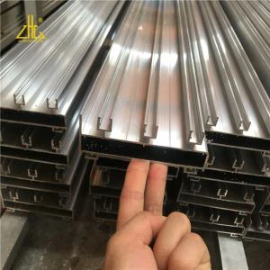 Canal coulissant en aluminium extrudé