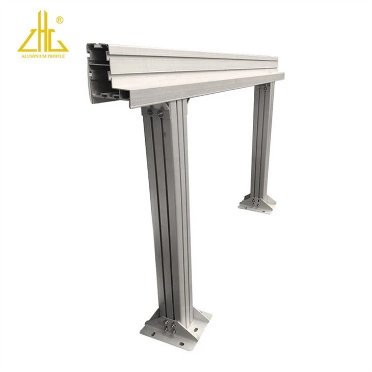 Customized New Energy Conservation Anodized Aluminum Profile Frame For Solar Panel Frame