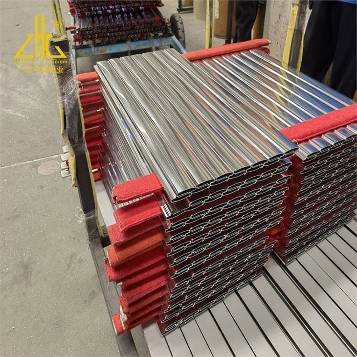 Shining Polishing Aluminum Profile Anodizing Silver
