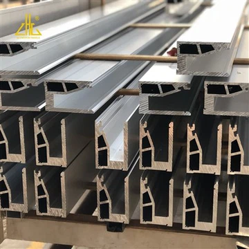 Profilés en aluminium de garde-corps en verre sans cadre d'extrusion d'aluminium