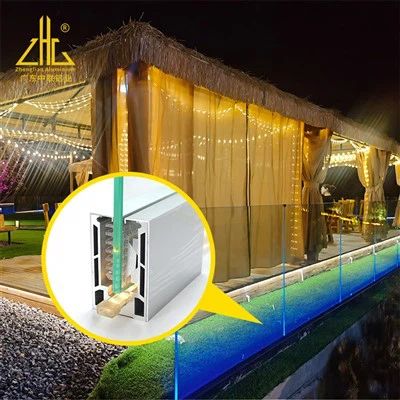 Canal en U en aluminium