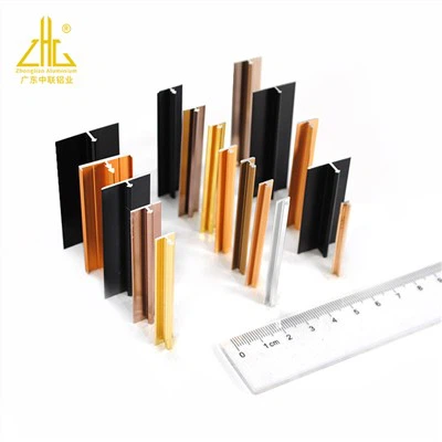 Garniture de tuile de transition en forme de T en aluminium